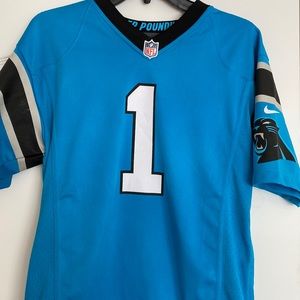 Blue Nike Carolina Panthers Jersey